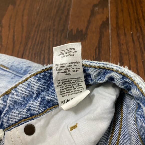 PacSun 90s Boyfriend Jeans, Size 23, Light Indigo Blue, 100% Cotton - Picture 11 of 14